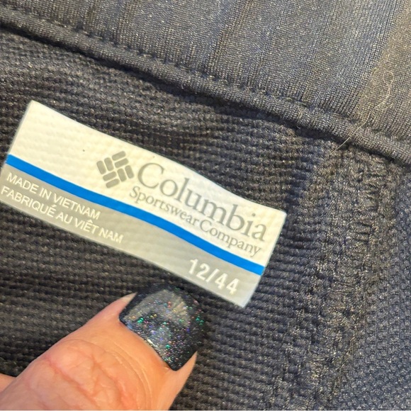 Columbia Woman’s Black ankle adjustable hiking Trail Pants Size 12 - Picture 6 of 13